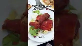 What I eat in Paris 🗼 #france #crous #etudiant #shorts