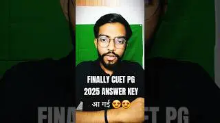 CUET PG 2025 Answer Key is finally here! 📢 #shorts #cuetpg2025answerkey