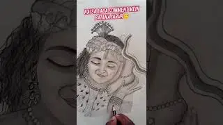 Krishna ji drawing#Tend  song# tadpaogi Tadpa lo🥰🥰