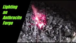 Lighting an Anthracite Fire and Forging Some Shelf Brackets
