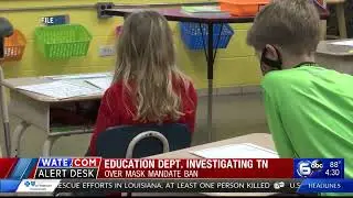 Department of Education investigation Tennessee over mask mandate ban