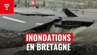 Inondations en Bretagne : les intempéries font de premiers dégâts