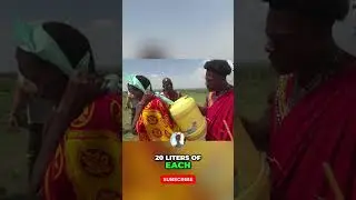 ISHOWSPEED HELPS MASAI TRIBE CARRY WATER 💧💪 #shorts