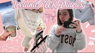Ireland/UK Travel Vlog and Haul | Travel Diaries
