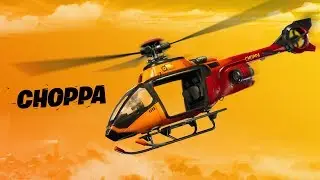 Fortnite Helicopter gameplay.NEW CHOPPA VEHICLE PLAYS MUSIC