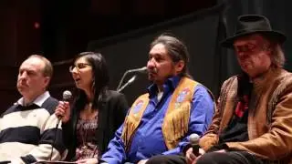 ACFN's Eriel Deranger speaks at Neil Young's Honour The Treaties Press Conference