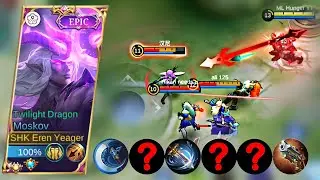 INSANE DAMAGE TOP GLOBAL MOSKOV BEST BUILD AND ROTATION | MOBILE LEGENDS