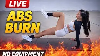 LIVE Abs Workout 🔥 Intense Core Burn | No Equipment |