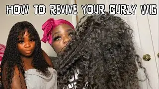 HOW TO: Revive/Restore Your Curly Wig ft Eullair Hair