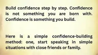 Talk English Confidence! English learning partice! Garder Readers! Lyrics by Unique 
