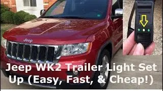 Как установить фары на прицеп Jeep Grand Cherokee (WK2)! (Быстро, дёшево и просто!)