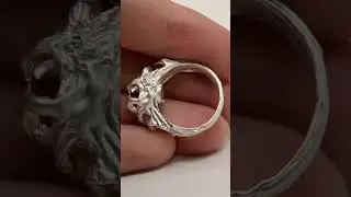 Making a Silver Ring Using The Lost Wax Jewellery Making Technique #lostwax #lostwaxcasting