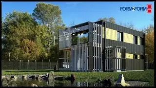 Form2Form Domy modułowe Box4Box, Modular House FORM2FORM Box4Box