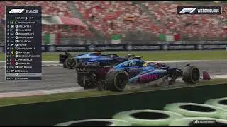 SDC F1 / Start vorne und am Ende wieder hinten / GP von Italien / Rennhighlights