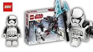 LEGO Star Wars First Order Specialists Battle Pack 75197 Review Speed Build Time Lapse