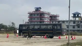 Head constable driving test l bus driving test l #apssb Arunachal pradesh fire and emergency service