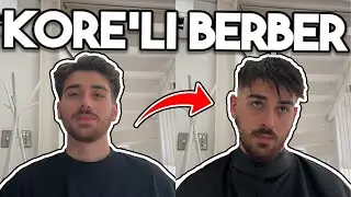 KORE'de LÜKS BERBERE TIRAŞ Oldum! (Parama Yazık OLDU!)🇰🇷 • 156