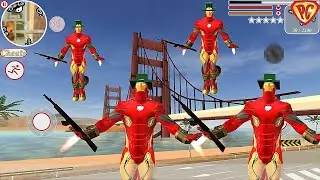 Super Iron Rope Hero - Fighting Gangstar Crime #2 New Hat - Fly Superpower