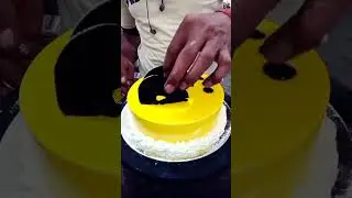 How #Cake recipe|| New pineapple #cake design fresh cream #cake garnish chocolate #cake