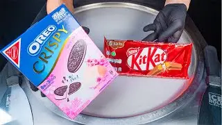 How To Roll Sakura Chiffon Oreo with KitKat Chocolate