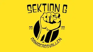 BK H&auml;cken - AIK / Bandieras tifo / Allsvensk premi&auml;r 2022