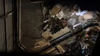 Birds Eye view of the SD90MAC coal train (HO)