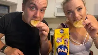 El Gringo attempts to cook AREPAS - LEARN SPANISH