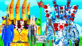 $1 ELEMENTAL KNIFE MAN FAMILY SUIT VS $1,000,000,000 ELEMENTAL DIAMOND SPEAKERMAN FAMILY IN GTA 5