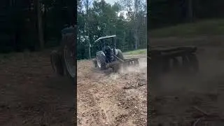 Disking with the ford 3930! Full video coming soon! #beefcattle #farming #ford #farming