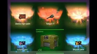 Tanki Online | Railgun XT | 50 Containers Opening