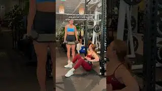 The way she immediately loved it😍 #gymworkout #dumbbellworkout #glutes #hipthrust #beginnerworkout