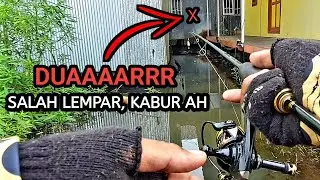 MANCING SAMPING RUMAH WARGA HARUS AKURASI 99,9%, KALAU TIDAK MAU BEGINI || CASTING GABUS