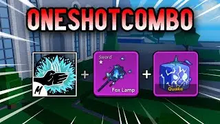 SHARKMAN KARATE + FOX LAMP + QUAKE = UNSTOPPABLE ONE SHOT COMBO | BOUNTY HUNTING THIRD SEA |