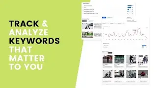 Track and analyze keywords that matter to you to stay ahead of your competitors! SocialBook