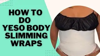 How To Do Body Contouring Yeso Slimming Wrap #bodycontouringtraining #noninvasive