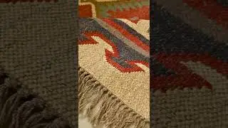 Wool Jute Kilim Rugs Carpet