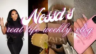 NESSA WEEKLY VLOG: LIVING LIFE, MORE SHOPPING, SELF-CARE, PHOTOSHOOT, PACKING FOR MKE + MORE