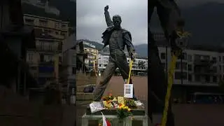 Freddie Mercury Statue in Montreux, CH
