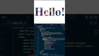 How to mask Image with Text in HTML and CSS | #Shorts #coding #htmlcss #css
