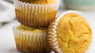 Low Carb Lemon Muffins