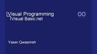 Learn VB.net In Arabic 2021 | 00 | introduction
