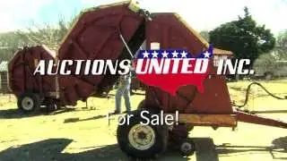 Patterson Sale-  Lot 2- M & W 1800 Round Hay Baler,