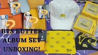 BTS BUTTER ALBUM & MERCH UNBOXING 버터 언박싱 #방탄소년단 #버터 #BTS