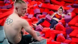 My OLYMPIAN brother set me a GYMNASTICS CHALLENGE