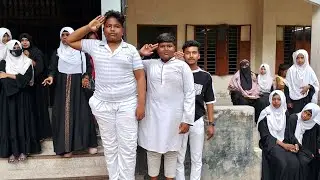 সাইকেল খেলা।  cycle khela chandra dakhil madrasha bhanga Faridpur