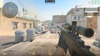 Counter-Strike 2 AWP Sniper Ace Round Dust II Gameplay (Slowmotion Kills)