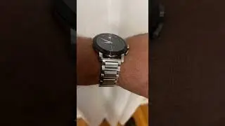 MOVADO Museum Sport Black Chronograph Dial Steel