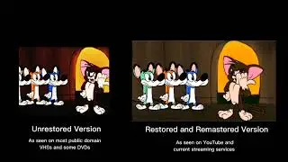 From Mad to Worse (2019) - restored and unrestored print comparison