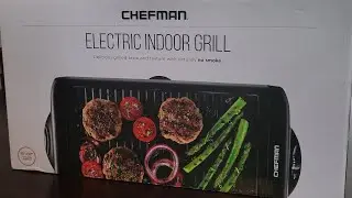 Electric Indoor Grill CHEFMAN Rese&ntilde;a. 👩&zwj;🍳