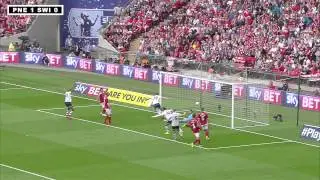Preston North End 4 Swindon Town 0, Sunday 24th May 2015, Sky Bet League One Play-Off Final